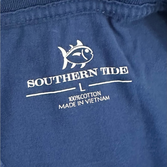 Men’s Southern Tide Navy Blue L /S Tee T-Shirt  Large - Picture 3 of 3